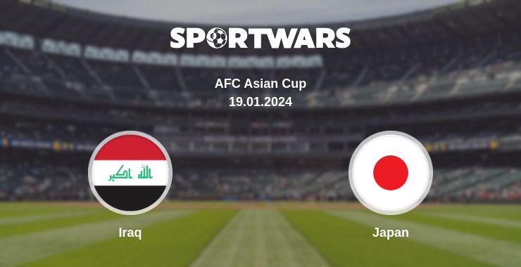 Where to watch the match Iraq - Japan