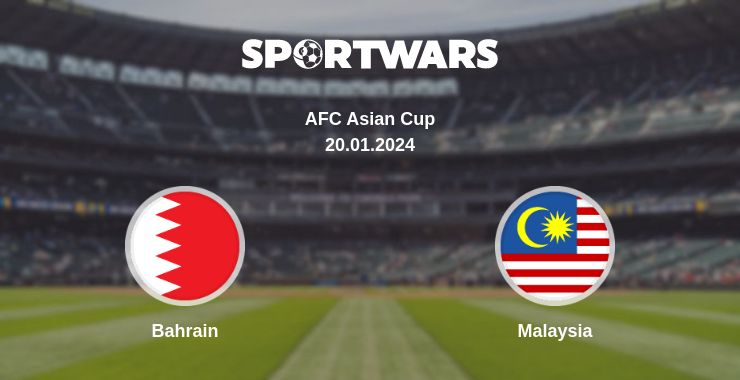 Where to watch the match Bahrain - Malaysia