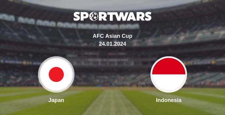 Where to watch the match Japan - Indonesia