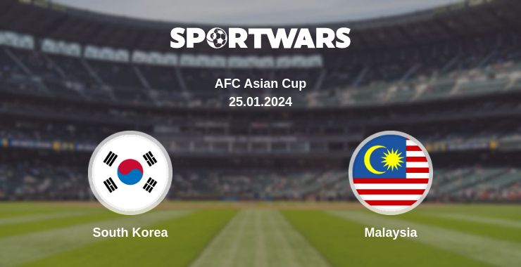 Where to watch the match South Korea - Malaysia