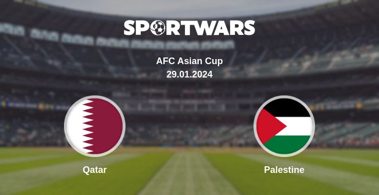 Where to watch the match Qatar - Palestine