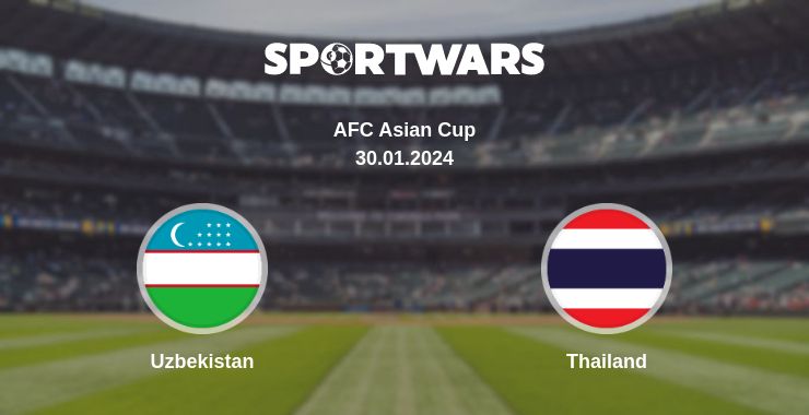 Where to watch the match Uzbekistan - Thailand