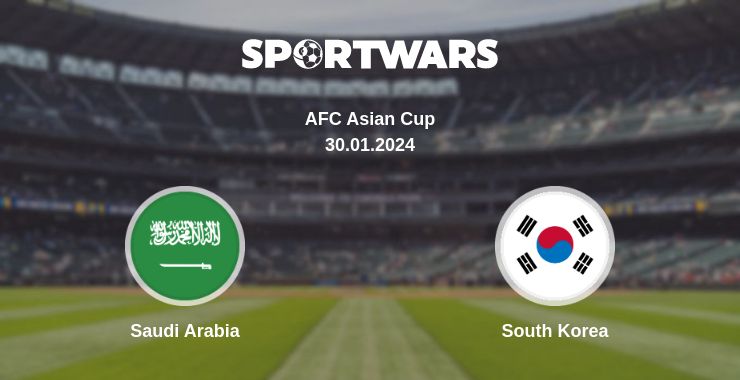 Where to watch the match Saudi Arabia - South Korea