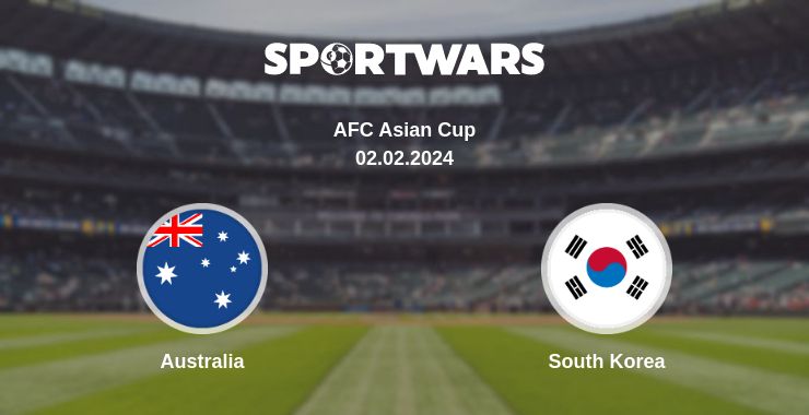 Where to watch the match Australia - South Korea