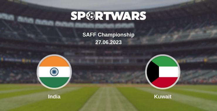 Where to watch the match India - Kuwait