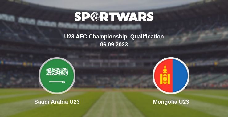 Where to watch the match Saudi Arabia U23 - Mongolia U23