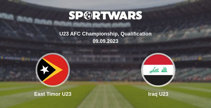 Where to watch the match East Timor U23 - Iraq U23