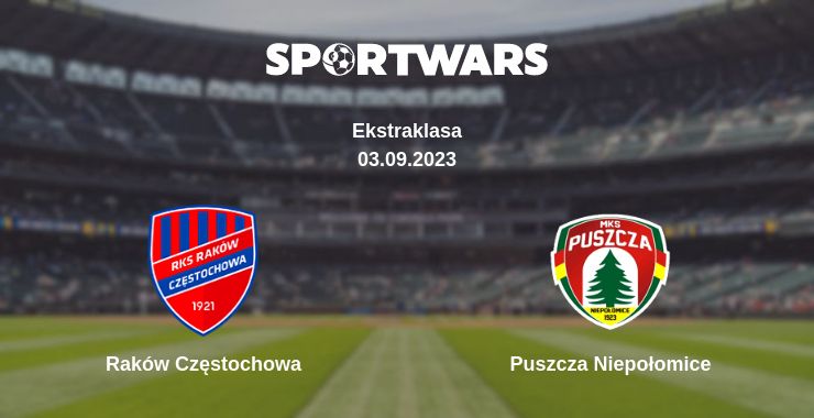 Where to watch the match Raków Częstochowa - Puszcza Niepołomice