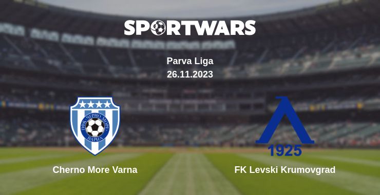 Where to watch the match Cherno More Varna - FK Levski Krumovgrad