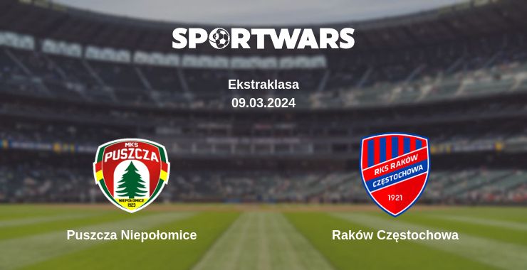 Where to watch the match Puszcza Niepołomice - Raków Częstochowa