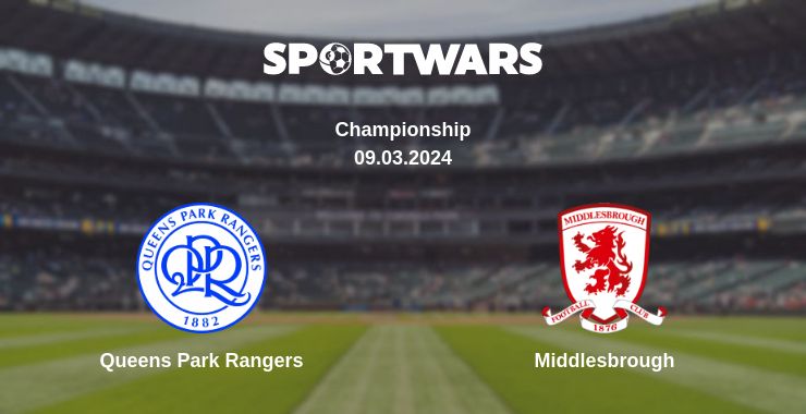 Where to watch the match Queens Park Rangers - Middlesbrough