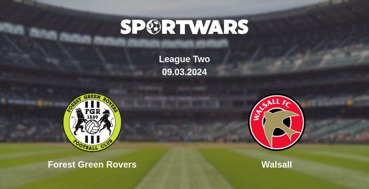 Where to watch the match Forest Green Rovers - Walsall