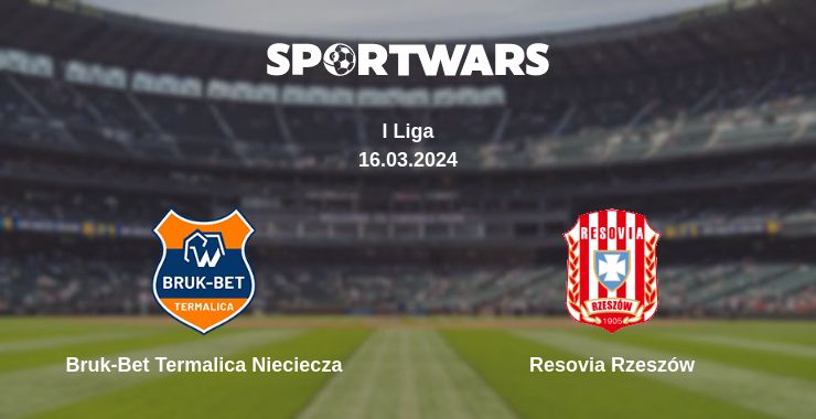 Where to watch the match Bruk-Bet Termalica Nieciecza - Resovia Rzeszów