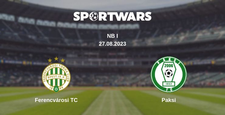 Where to watch the match Ferencvárosi TC - Paksi