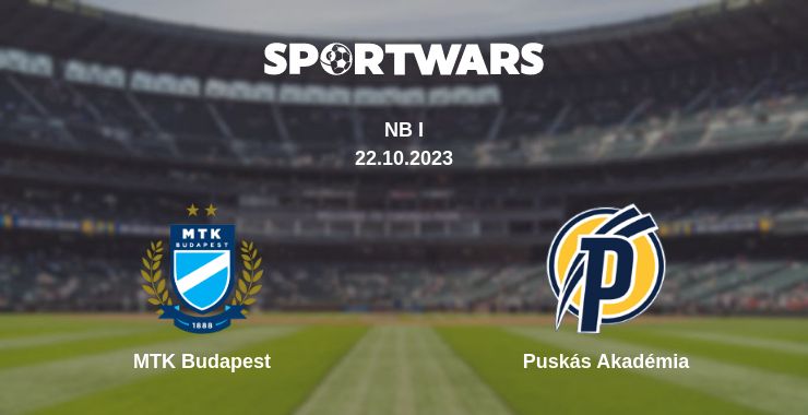 Where to watch the match MTK Budapest - Puskás Akadémia