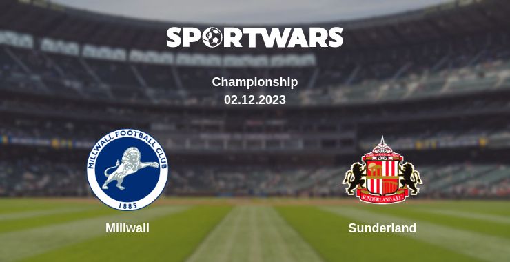 Where to watch the match Millwall - Sunderland