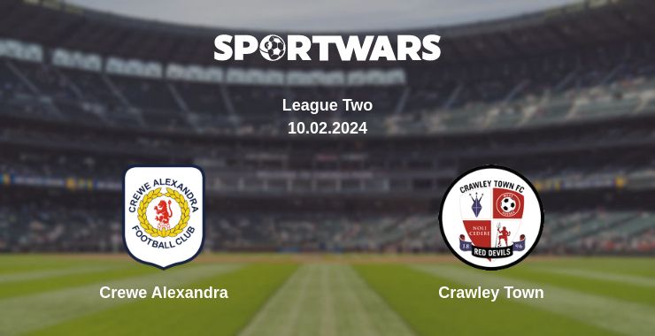 Where to watch the match Crewe Alexandra - Crawley Town