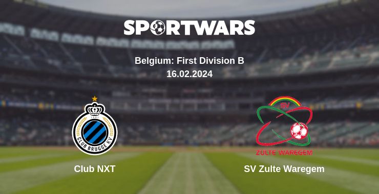 Where to watch the match Club NXT - SV Zulte Waregem