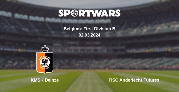 Where to watch the match KMSK Deinze - RSC Anderlecht Futures