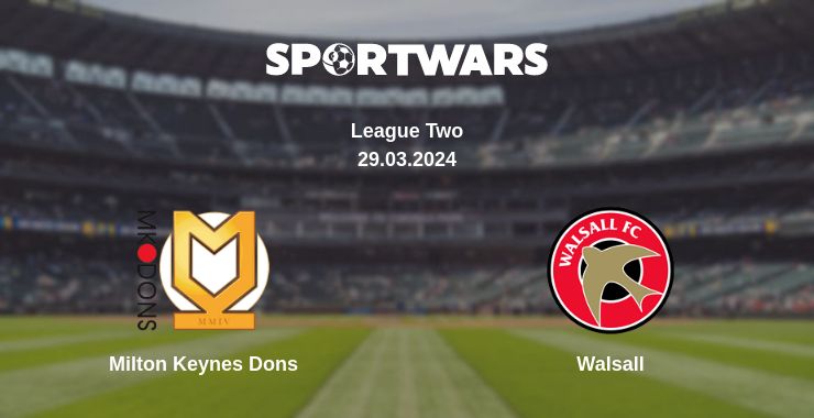 Where to watch the match Milton Keynes Dons - Walsall