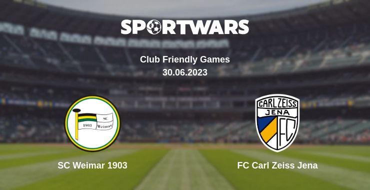 Where to watch the match SC Weimar 1903 - FC Carl Zeiss Jena