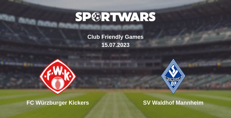 Where to watch the match FC Würzburger Kickers - SV Waldhof Mannheim