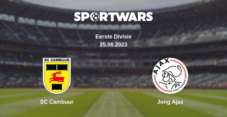 Where to watch the match SC Cambuur - Jong Ajax