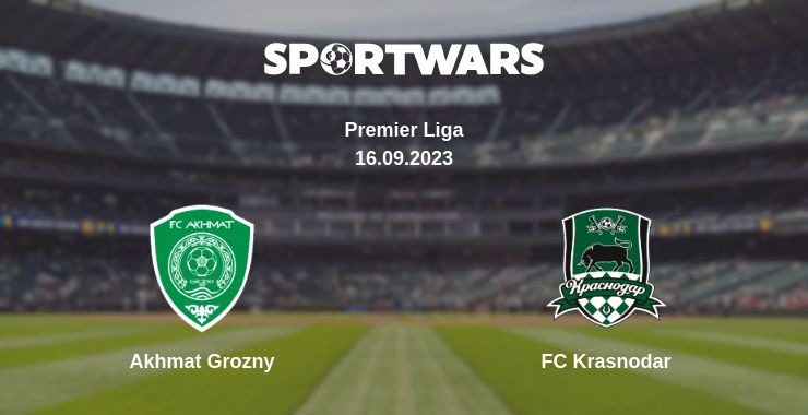 Where to watch the match Akhmat Grozny - FC Krasnodar