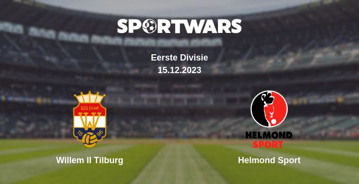 Where to watch the match Willem II Tilburg - Helmond Sport