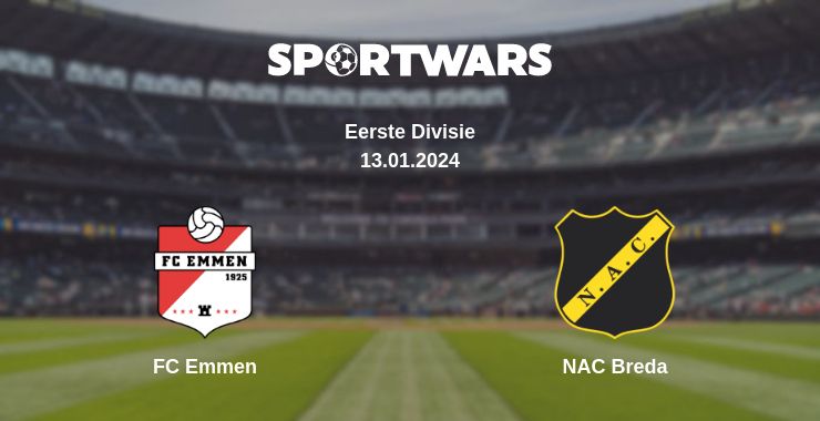 Where to watch the match FC Emmen - NAC Breda