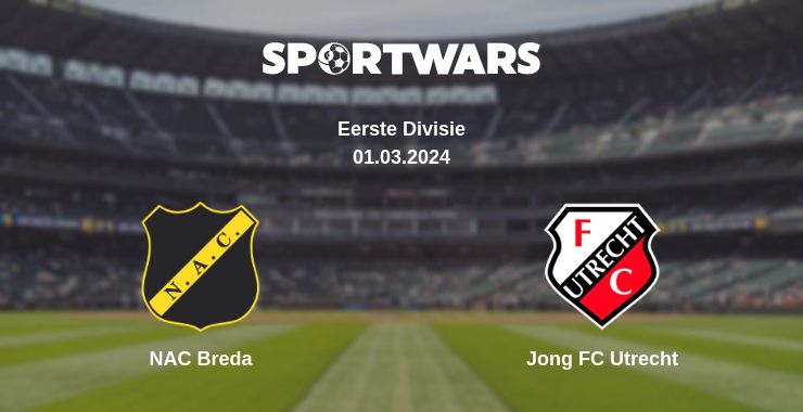 Where to watch the match NAC Breda - Jong FC Utrecht