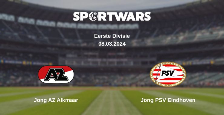 Where to watch the match Jong AZ Alkmaar - Jong PSV Eindhoven