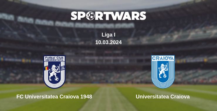 Where to watch the match FC Universitatea Craiova 1948 - Universitatea Craiova