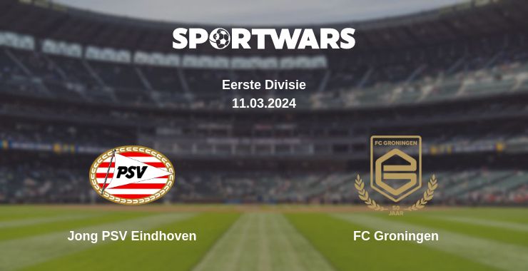 Where to watch the match Jong PSV Eindhoven - FC Groningen