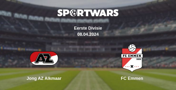 Where to watch the match Jong AZ Alkmaar - FC Emmen