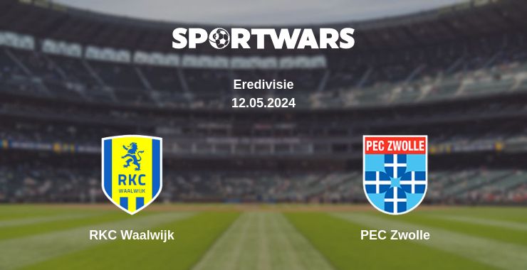 Where to watch the match RKC Waalwijk - PEC Zwolle