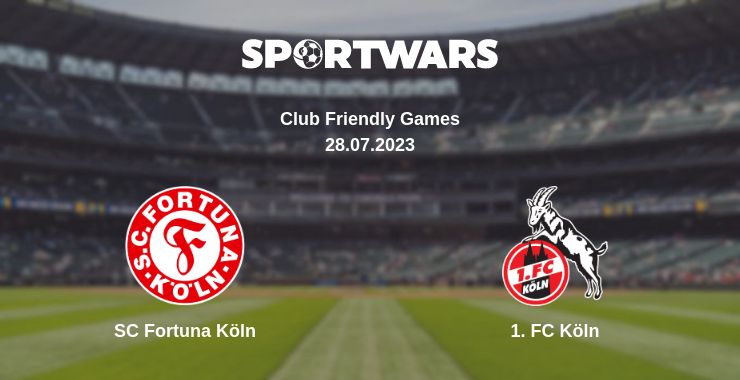 Where to watch the match SC Fortuna Köln - 1. FC Köln