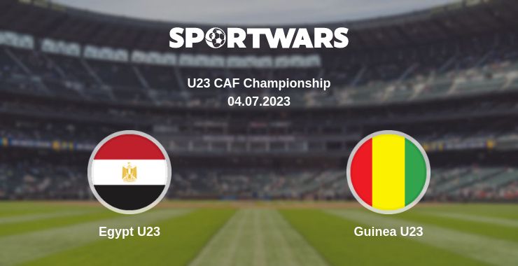 Where to watch the match Egypt U23 - Guinea U23