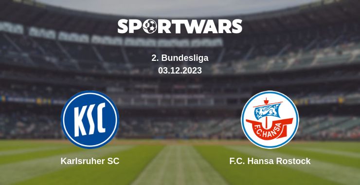 Where to watch the match Karlsruher SC - F.C. Hansa Rostock