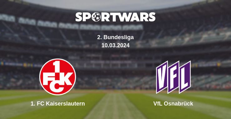 Where to watch the match 1. FC Kaiserslautern - VfL Osnabrück