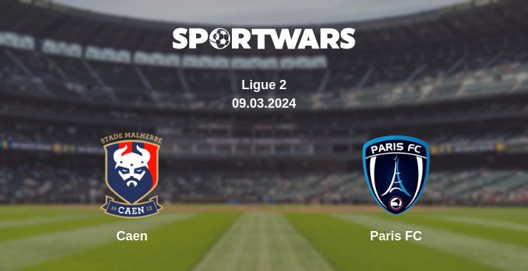 Where to watch the match Caen - Paris FC