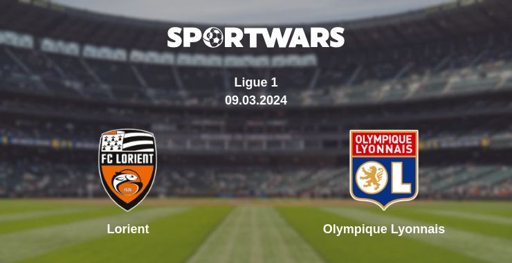 Where to watch the match Lorient - Olympique Lyonnais