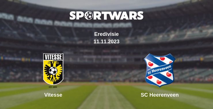 Where to watch the match Vitesse - SC Heerenveen