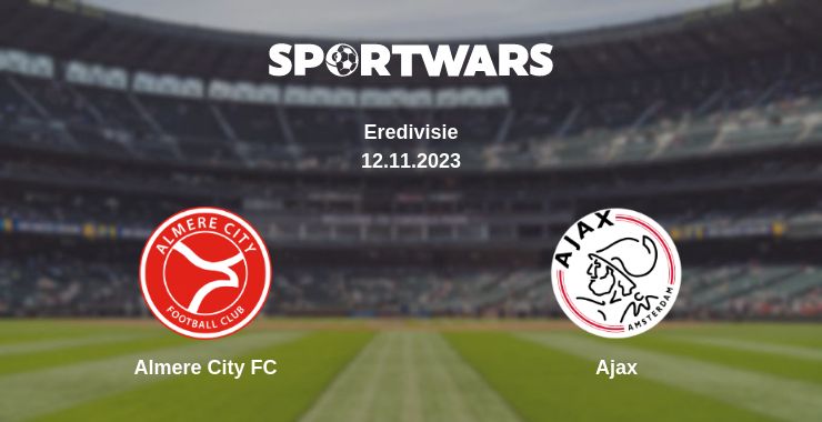 Where to watch the match Almere City FC - Ajax