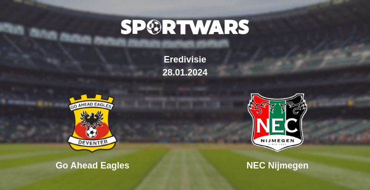 Where to watch the match Go Ahead Eagles - NEC Nijmegen