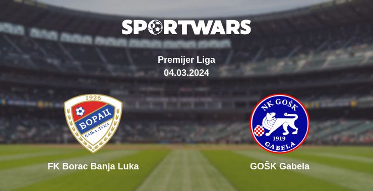 Where to watch the match FK Borac Banja Luka - GOŠK Gabela