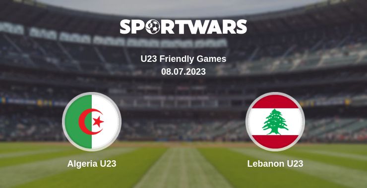 Where to watch the match Algeria U23 - Lebanon U23