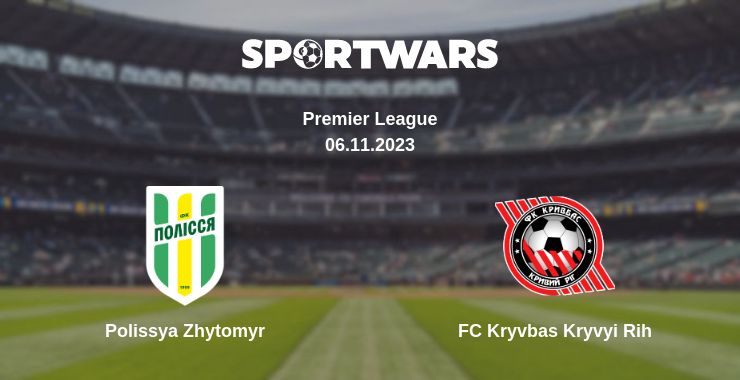 Where to watch the match Polissya Zhytomyr - FC Kryvbas Kryvyi Rih