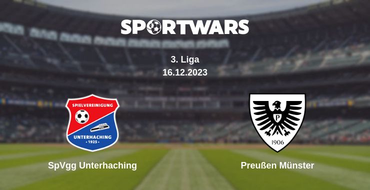 Where to watch the match SpVgg Unterhaching - Preußen Münster