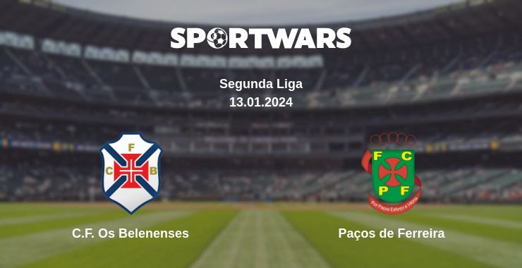 Where to watch the match C.F. Os Belenenses - Paços de Ferreira